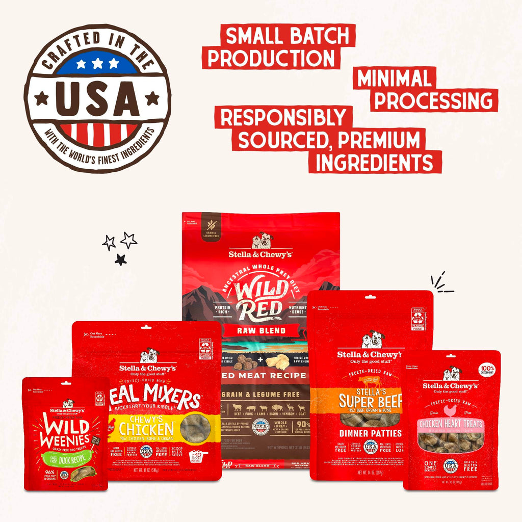 Freeze-Dried Raw Chicken Heart Dog Treats 11oz Bag V652921