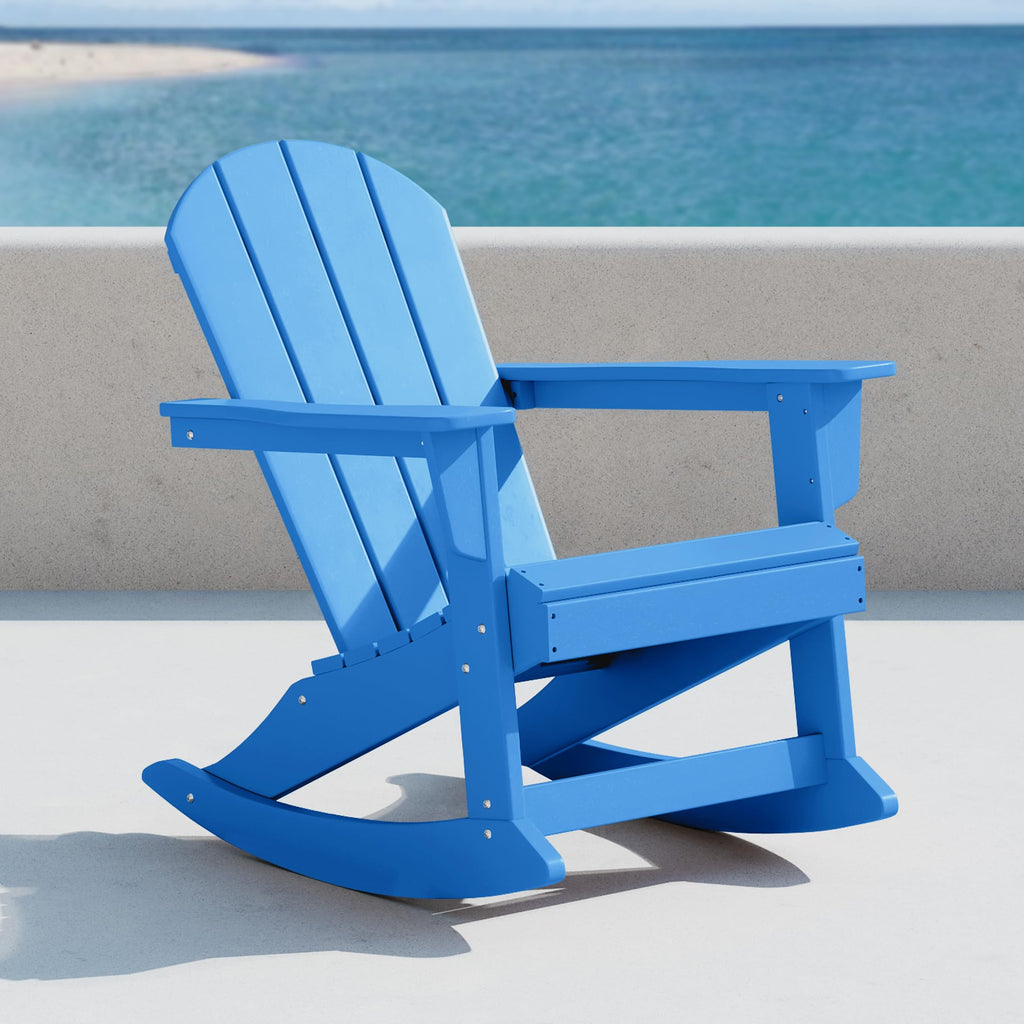 Pacific Blue Poly Adirondack Chair K208