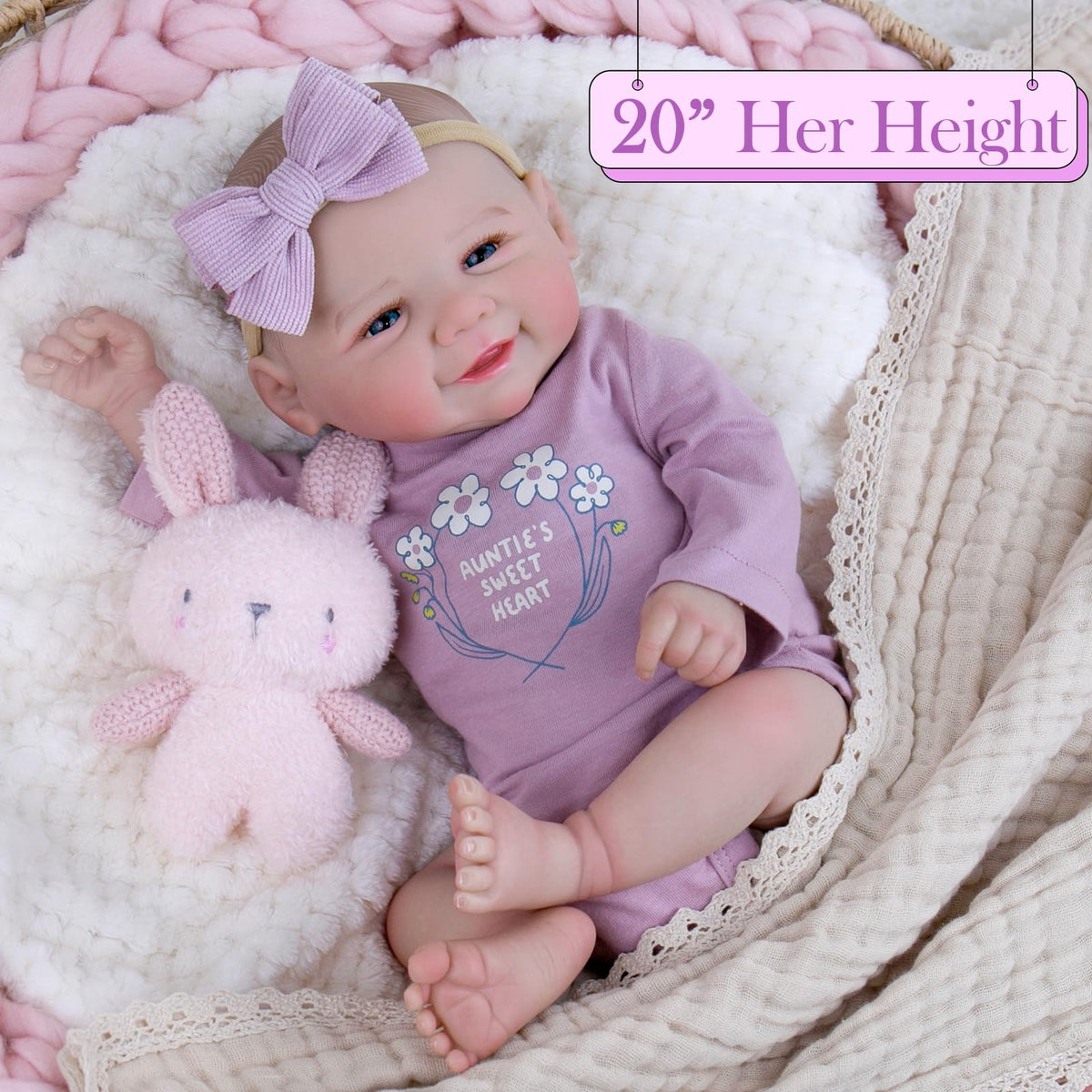 20 Inch Lifelike Baby Doll W9494