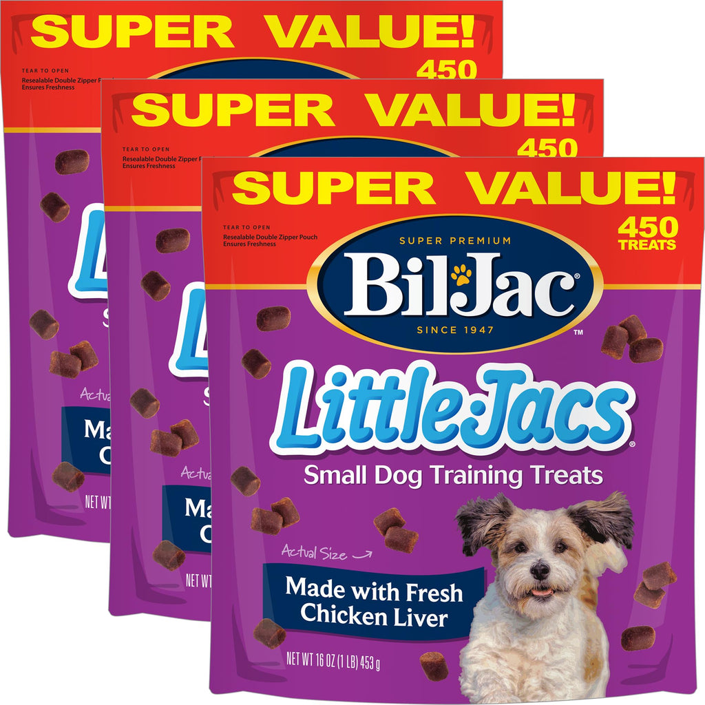 Soft Chicken Liver Dog Training Treats 16 oz 3-Pack K5199