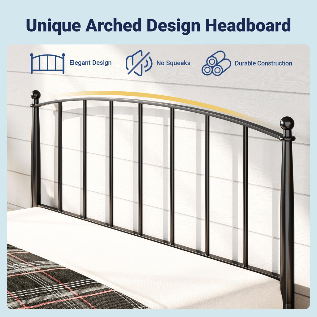 Metal Full Size Platform Bed Frame R922