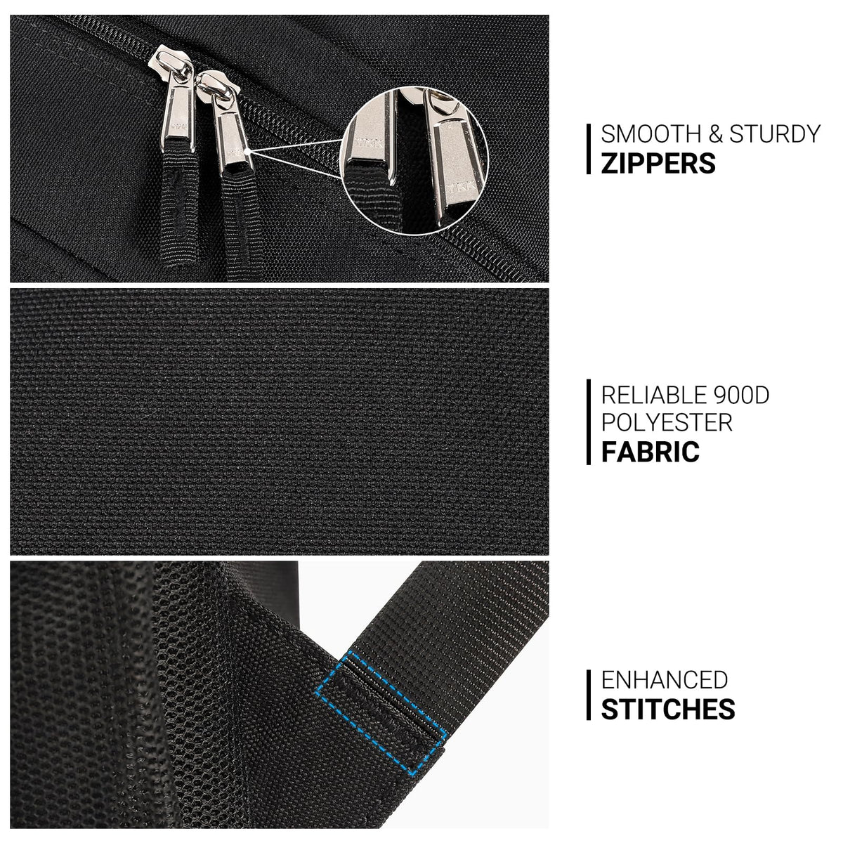 Black 26L Water Resistant Backpack U3721