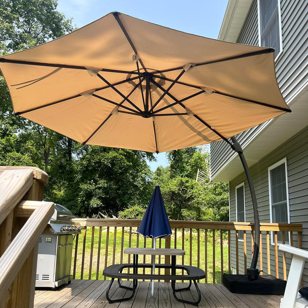 11 FT Aluminum Offset Cantilever Umbrella L462