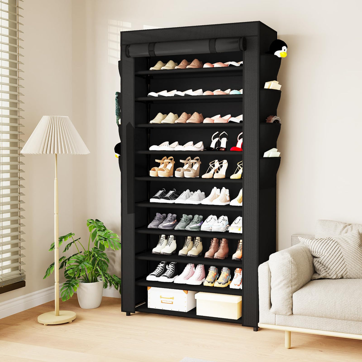Shoe Rack with Cover F975834