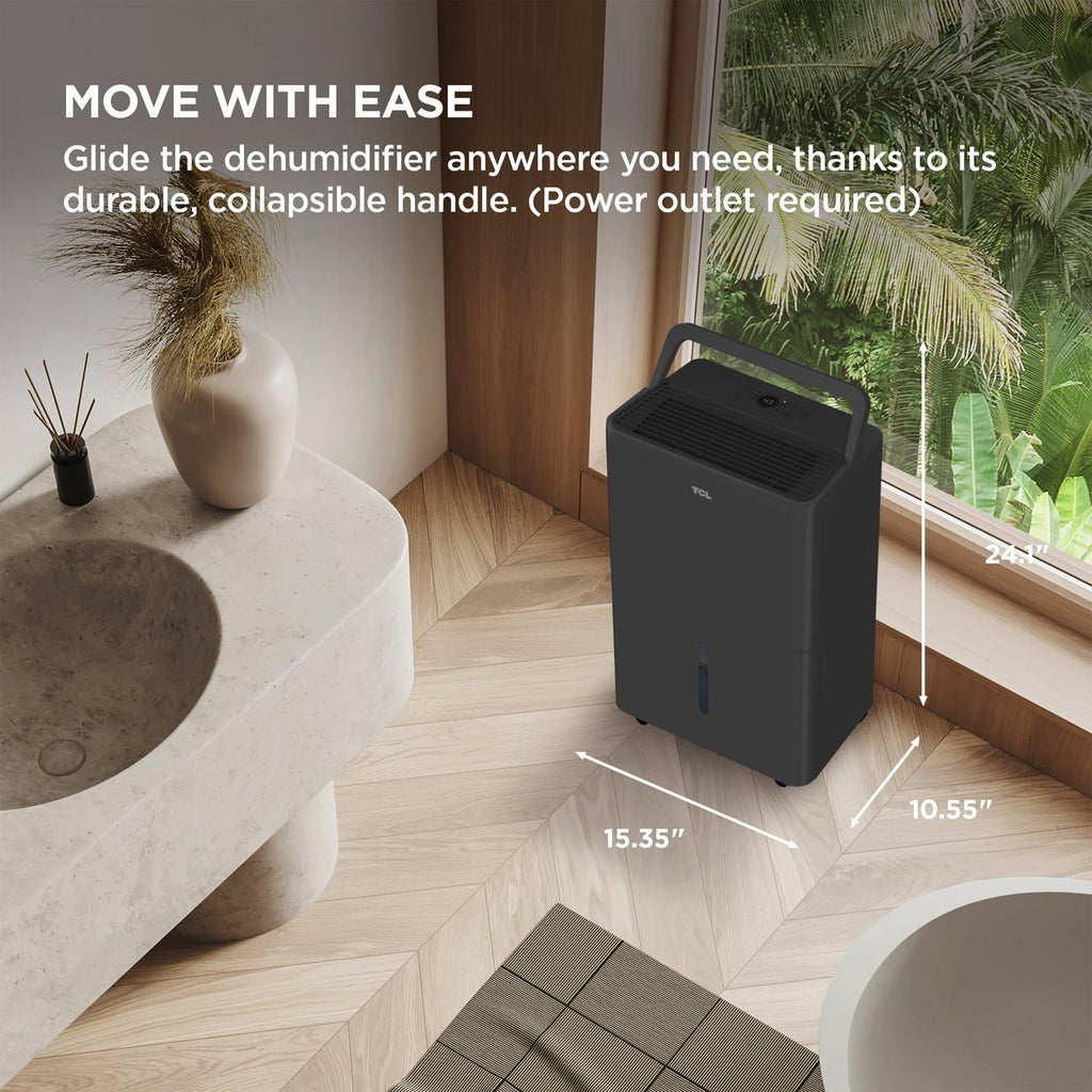 50-Pint Portable Smart Dehumidifier with Pump R376919