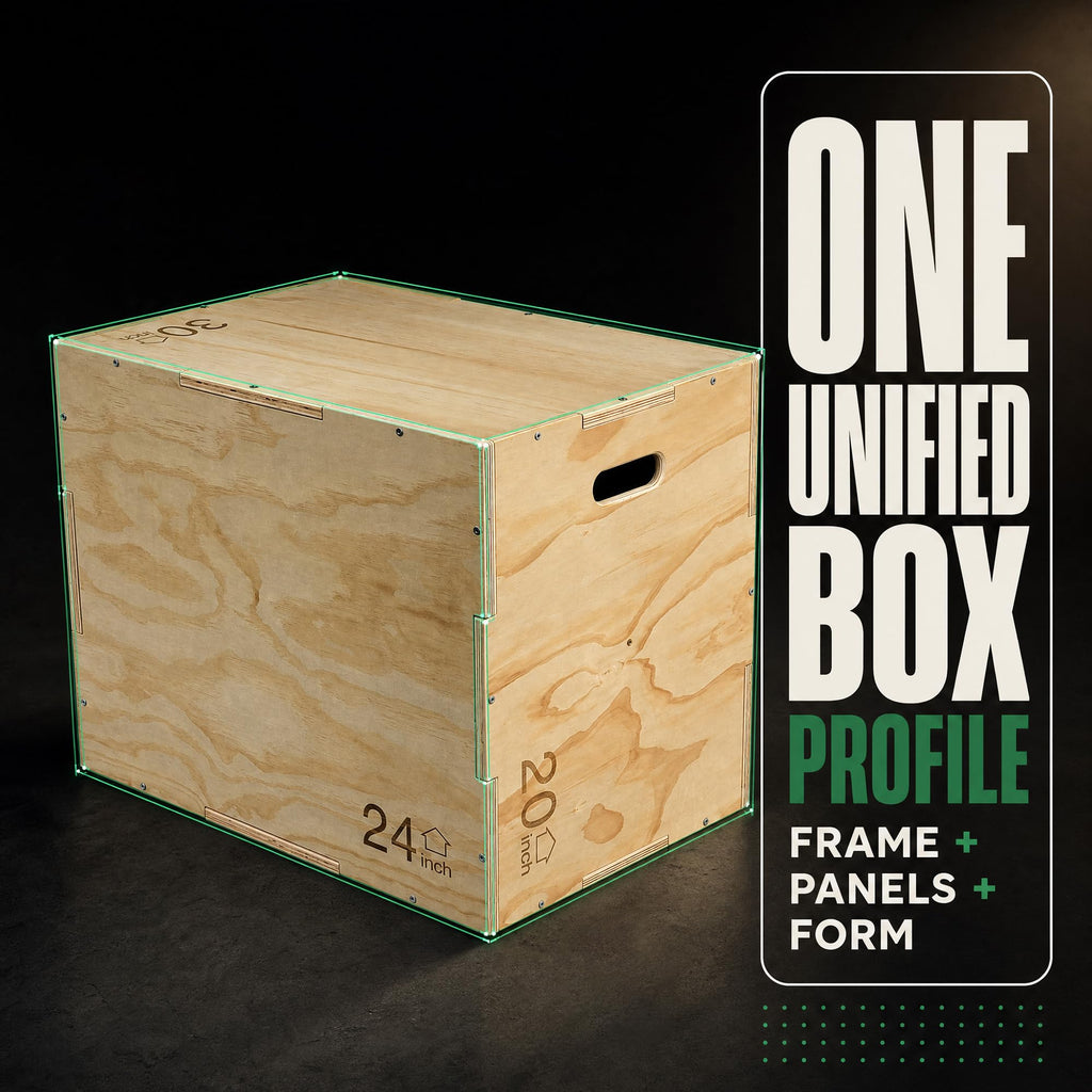 Non-Slip Wooden Plyo Box P2463