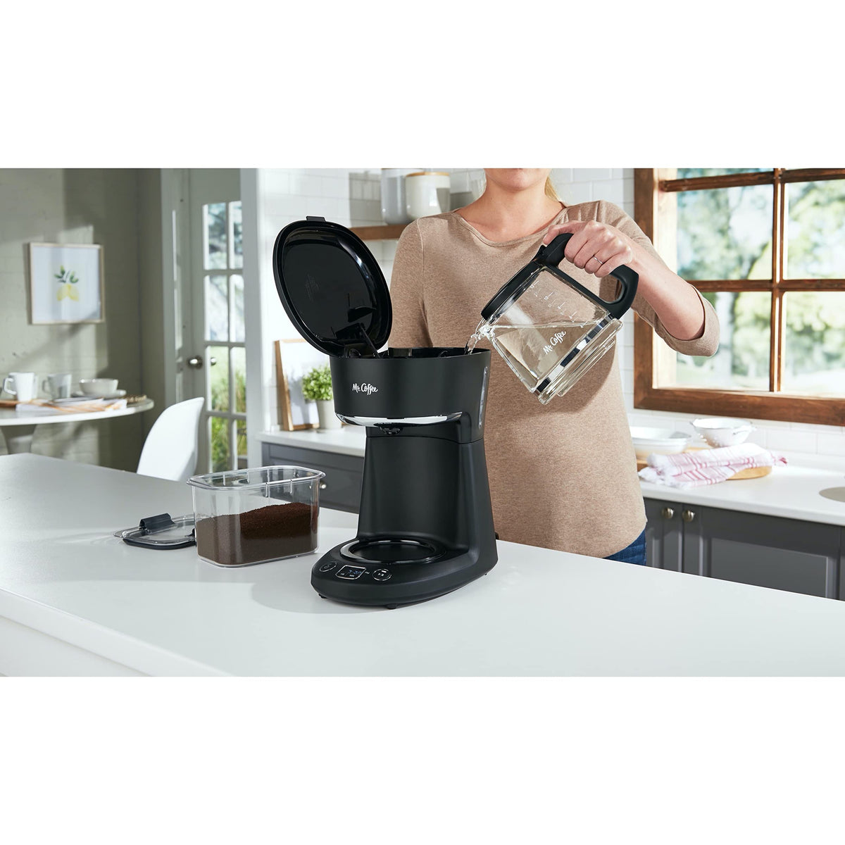 12-Cup Programmable Coffeemaker Black Y954263