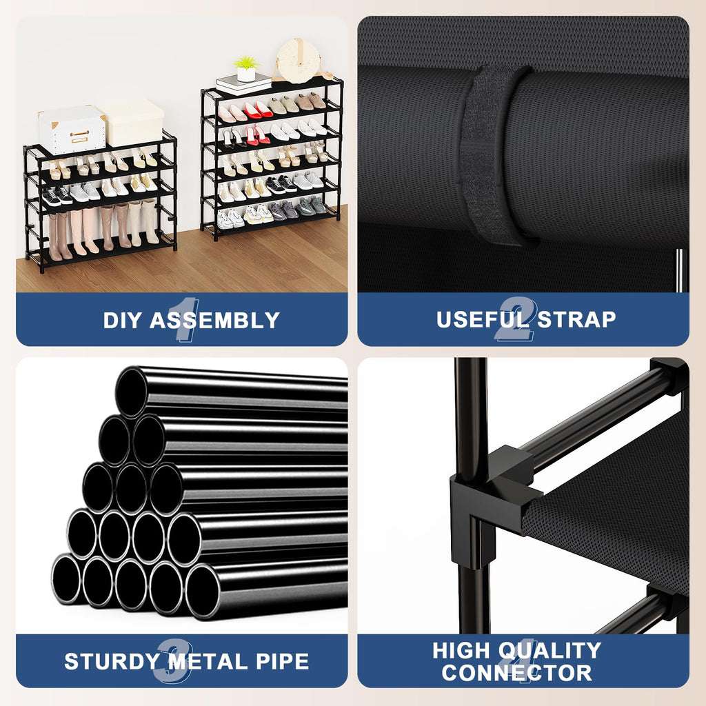 Shoe Rack with Cover F975834