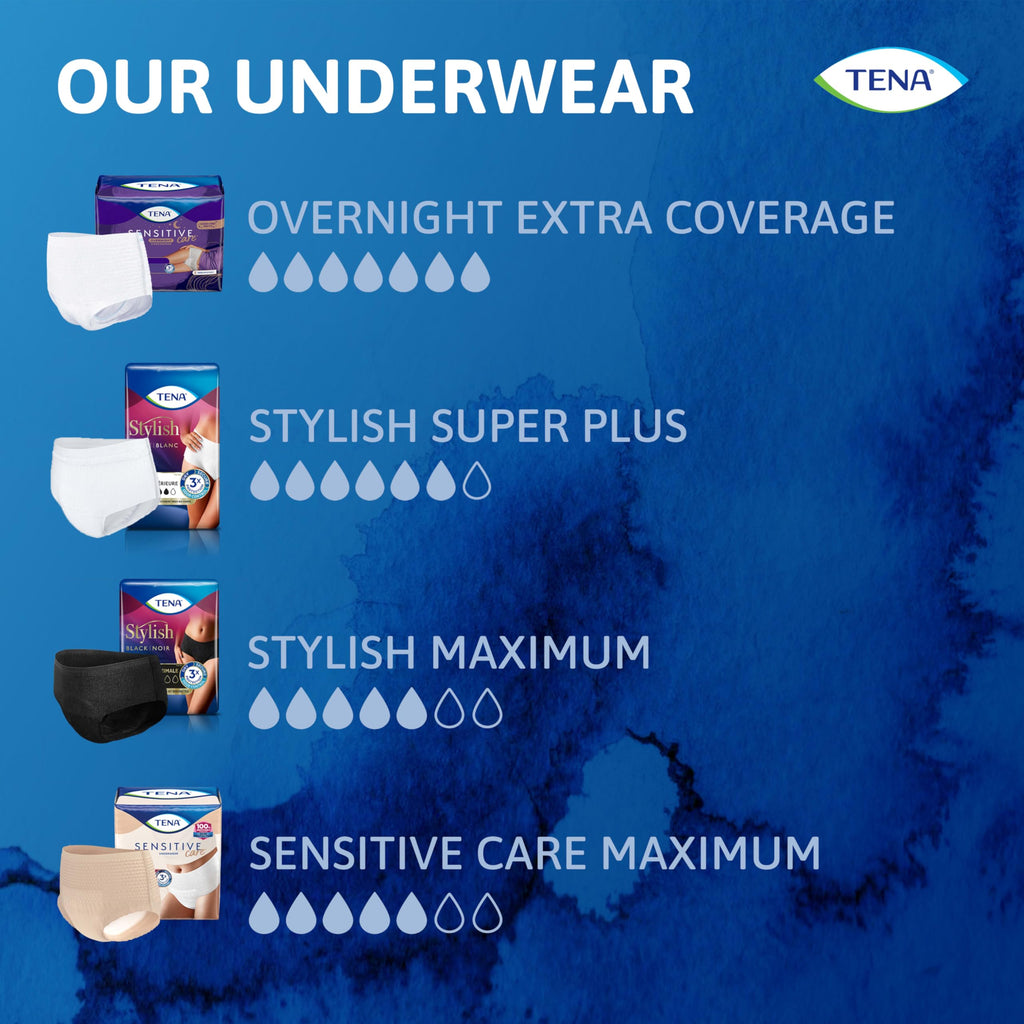 Overnight Incontinence Underwear Women XXL 48ct H4346