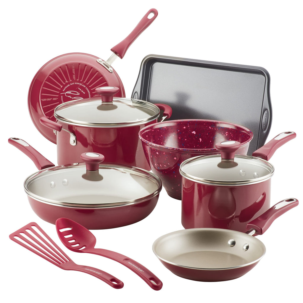 12 Piece Nonstick Cookware Pots and Pans Set E375