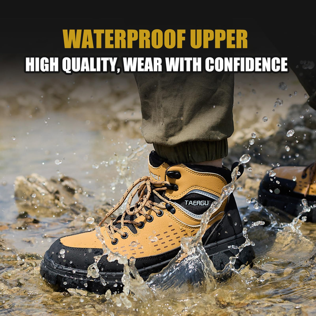 Steel Toe Work Boots 6" Waterproof H248