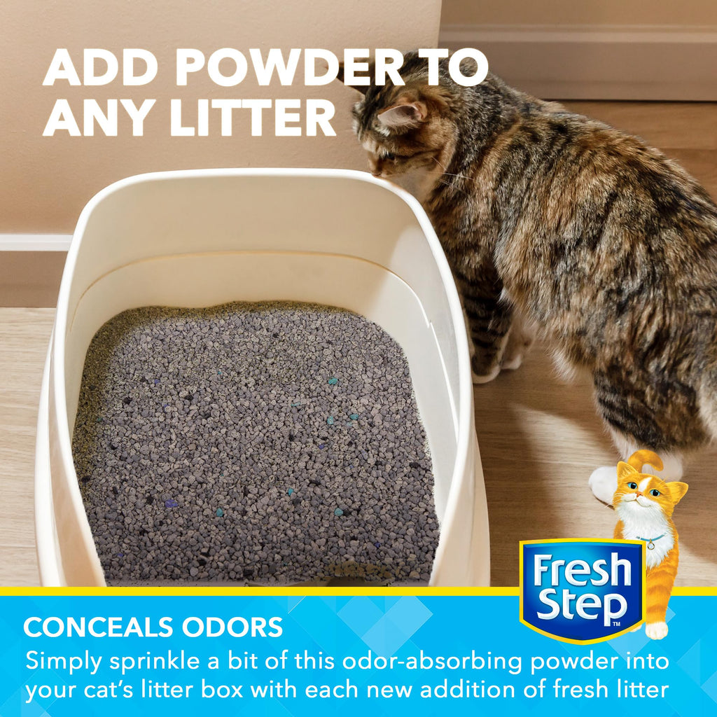 Charcoal Odor Eliminating Cat Litter Box Powder, 15 Oz V6157