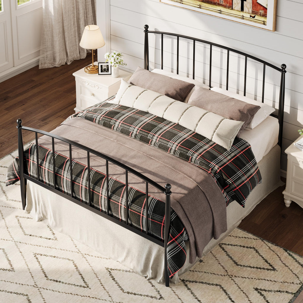 Metal Full Size Platform Bed Frame R922