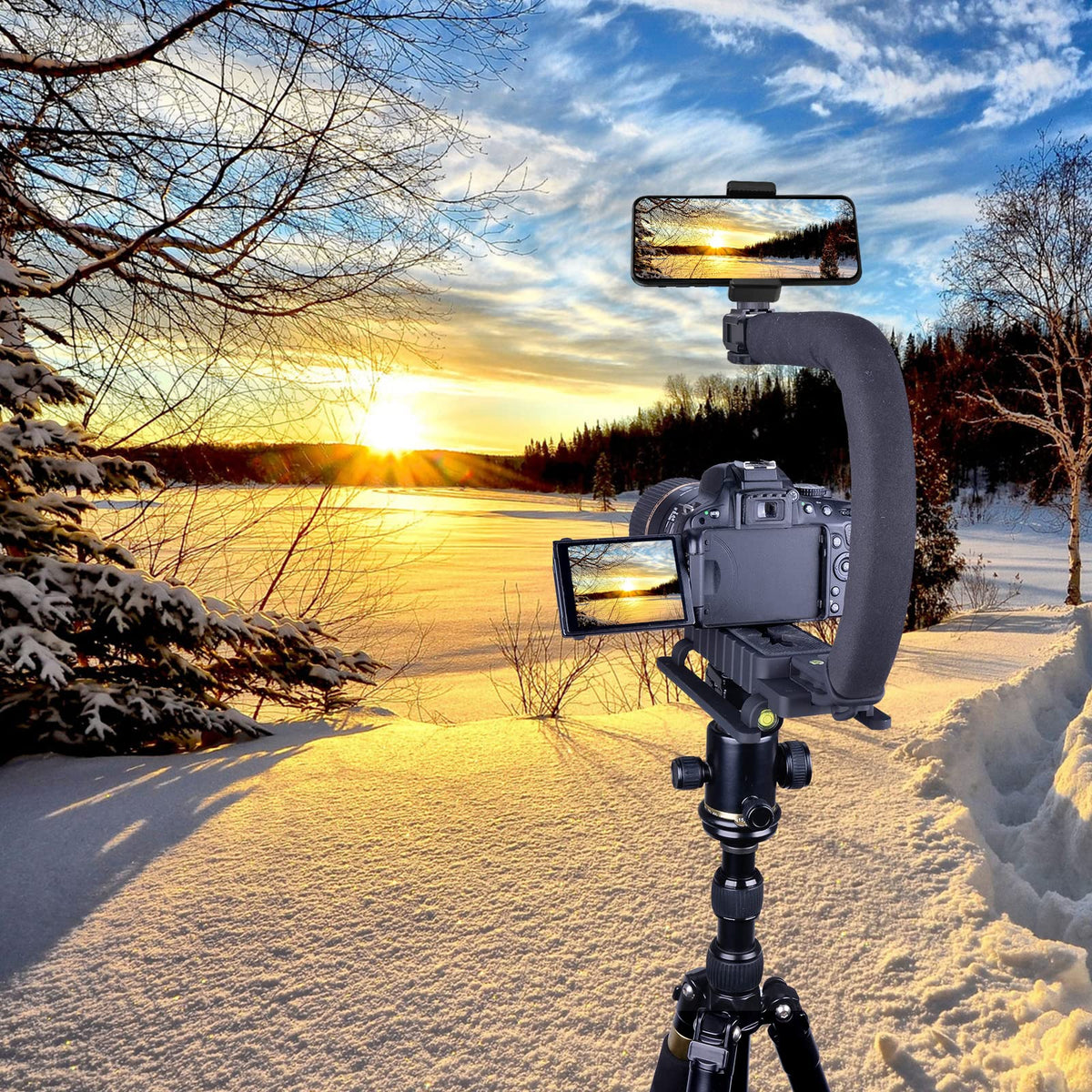 Camera Stabilizer Cage Mount C7626