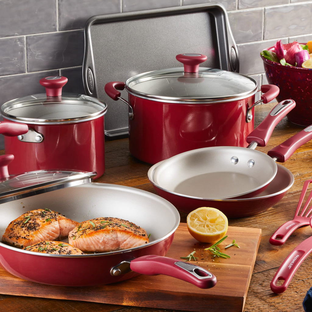 12 Piece Nonstick Cookware Pots and Pans Set E375