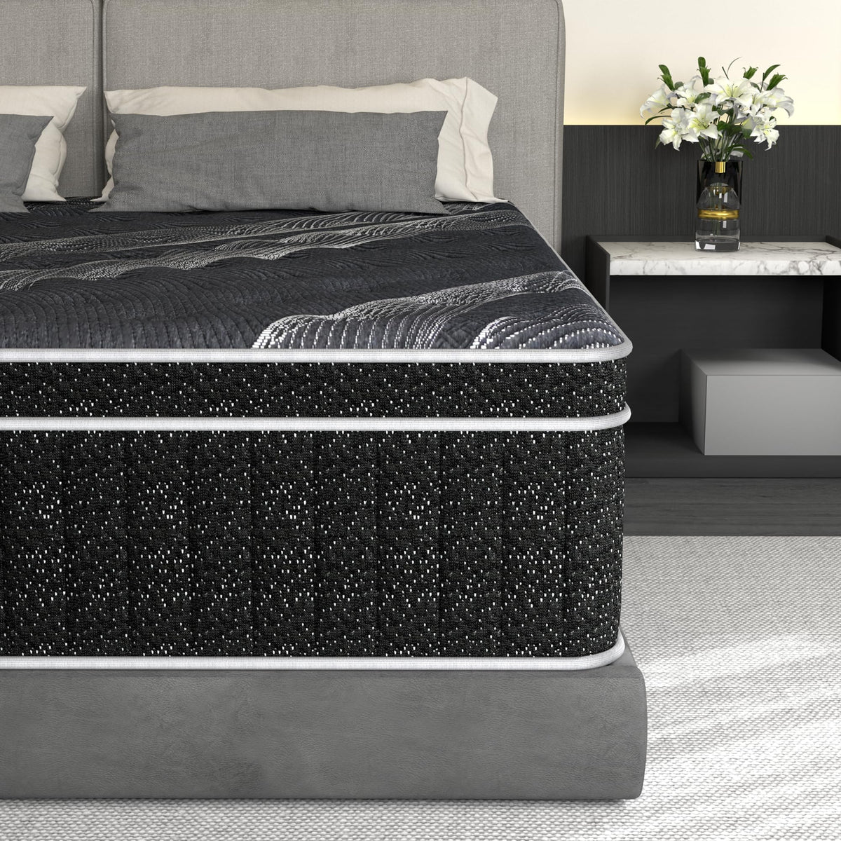 Full Size 12 inch Hybrid Memory Foam Mattress X8170