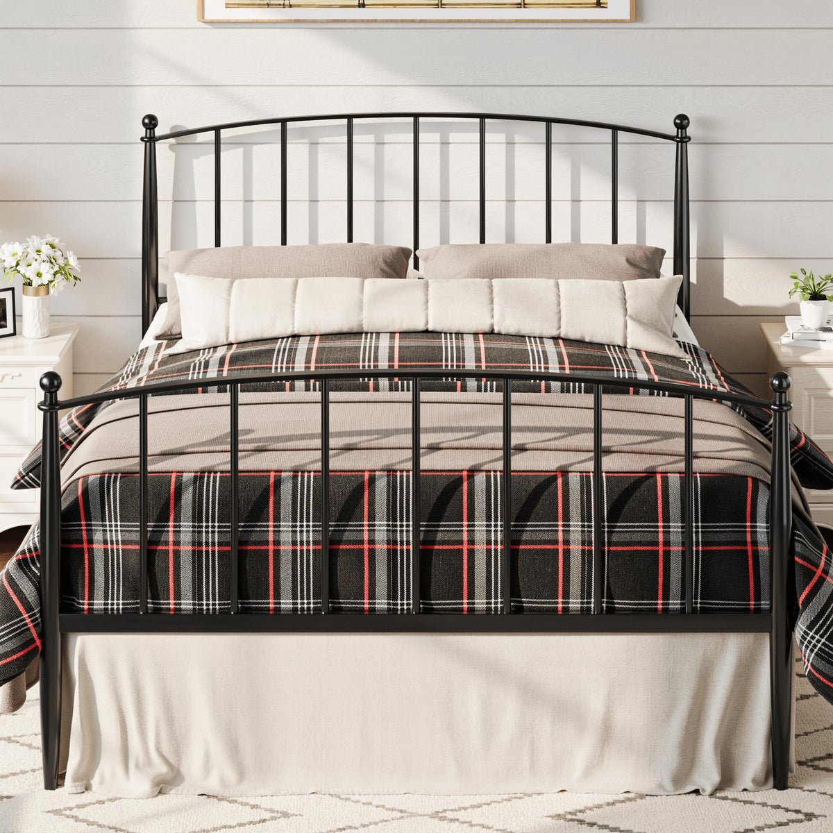 Metal Full Size Platform Bed Frame R922