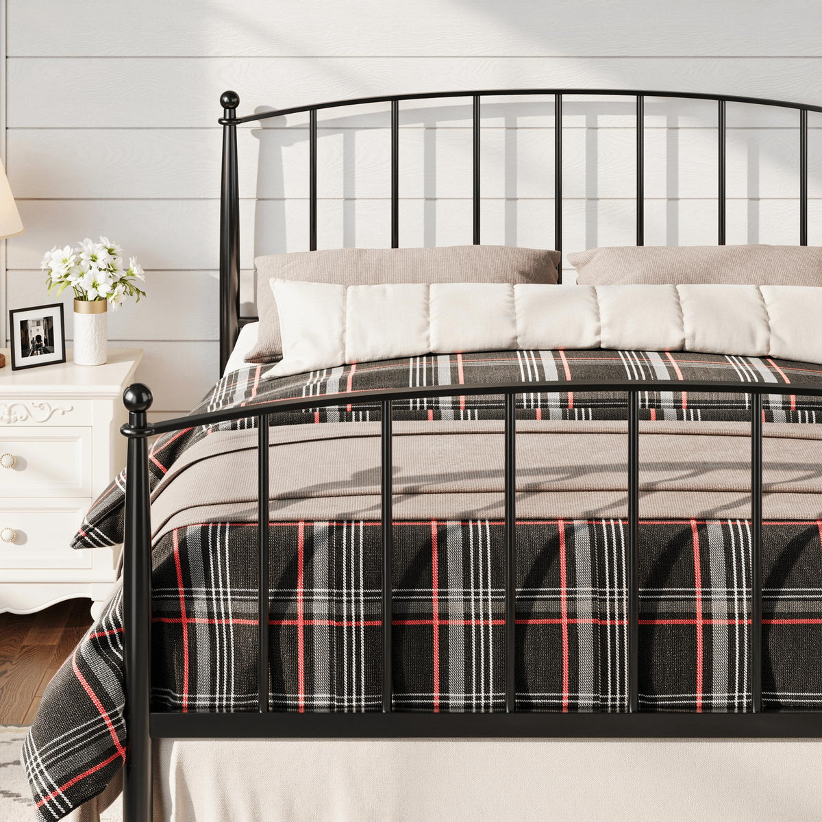Metal Full Size Platform Bed Frame R922